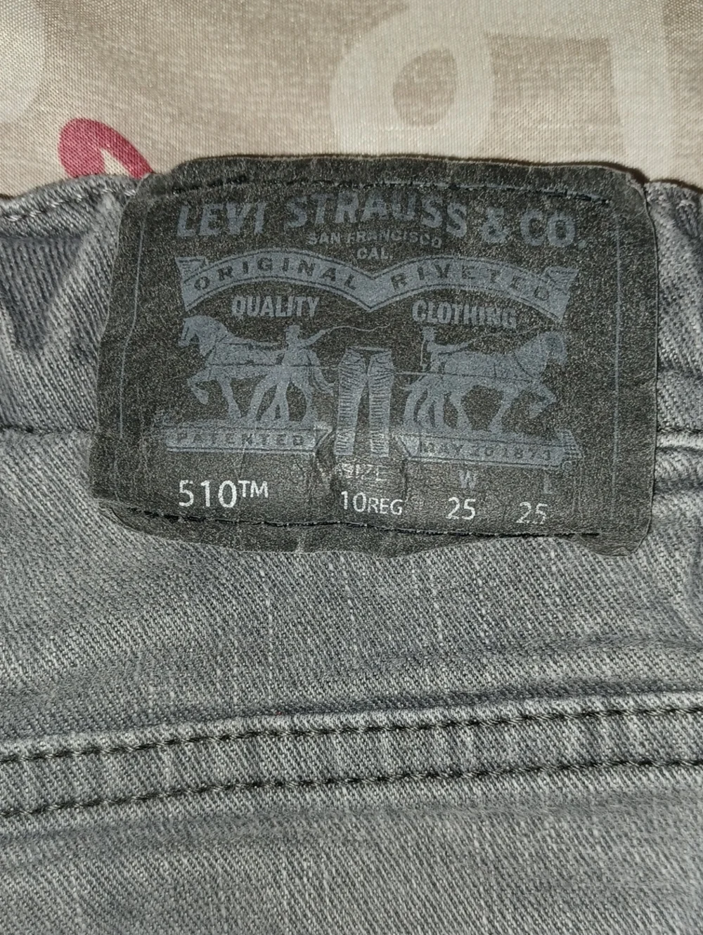 Levi's 510 Gray Skinny Jeans For Boys Size 10